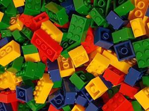 Photo of Bricks & Pieces Prime Bricks & Yellow Baseplate 1kg Bag