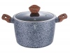 Berlinger Haus 24cm Granit Marble Coating Forest Line Stock Pot With Glass Lid Photo