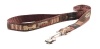 Rogz - Fancy Dress 25mm Fixed Dog Lead - Mocha Bone Photo