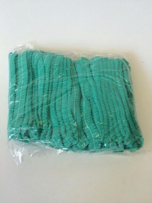 Photo of Atlantic Conversions - Safety Hair Net Mop Cap Green Single Elastic - 100
