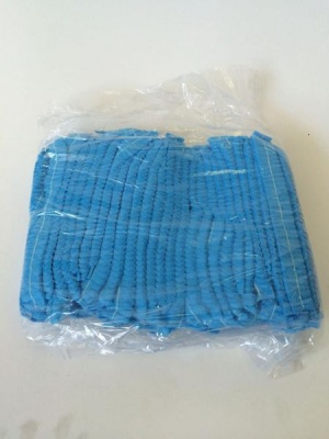 Photo of Atlantic Conversions - Safety Hair Net Mop Cap Blue Single Elastic - 100