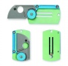 Spyderco - C188ALTIP Dogtag Folder Aluminium & Titanium Plain Photo