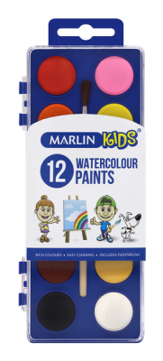 Photo of Marlin Kids Watercolours - 12 Pats