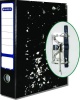 Marlin Lever Arch File Black Mottle - Plastic Compressor Only Photo