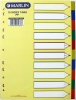 Marlin File 10 Unprinted Index Dividers Polyprop Bright Colours Photo