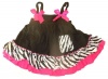 Princess top with Matching Bloomer - Zebra Photo