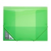 Meeco A4 Carry Folder with Elastic Closure - Green Photo