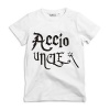 Noveltees ZA Unisex Accio Uncle Kids T-Shirt - White Photo