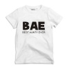 Noveltees ZA Girls Bae Best Aunty Ever Kids T-Shirt - White Photo