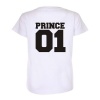 Noveltees ZA Unisex Prince 01 Back Print Kids T-Shirt - White Photo