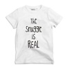 Noveltees ZA Unisex The Snuggle Is Real Kids T-Shirt - White Photo