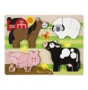 Melissa Doug Melissa & Doug Chunky Jigsaw Puzzle - Farm Animals Photo