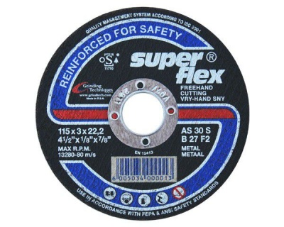 Superflex Fragram TOOW4341 115cm Super flex Steel Cutting Disc