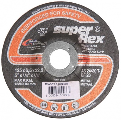 Superflex Steel Grinding Wheel 125cm