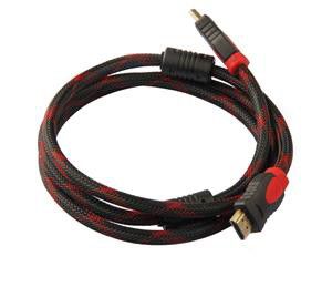 Photo of HDMi Cable Braided - 5m - Black & Red