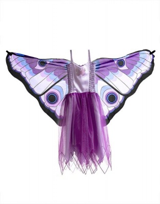 Photo of Dreamy Dress Ups Dress with Wing - Purple Butterfly