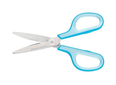 Photo of Rexel: X3 Stainless Steel Scissors - Blue Handle