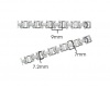 Genuine 21cm 925 Sterling Silver Equo Style Bracelet Photo