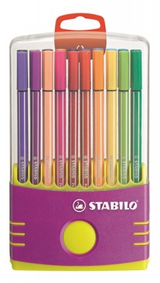 Stabilo Pen 68 10mm Fibre Tip Pens ColorParade