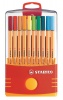 Stabilo Point 88 0.4mm Fibre Tip Pens ColorParade Photo