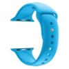 Apple 38mm Silicon Watch Strap by Zonabel - Sky Blue Photo