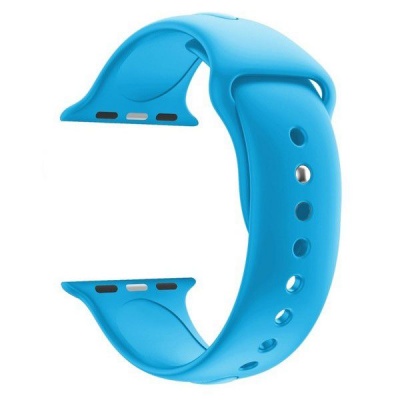 Photo of Apple 38mm Silicon Watch Strap by Zonabel - Sky Blue Cellphone