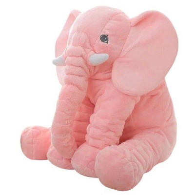 Photo of Plush Elephant Pillow - Pink