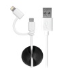 Apple Port Design 2" 1 Micro USB Android Lightining Cable - White Cellphone Cellphone Photo