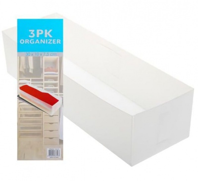 Photo of Bulk Pack 2 x Storage Organiser 30x10x7cm