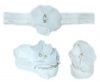 Diamante Headband with Barefoot sandal - White Photo