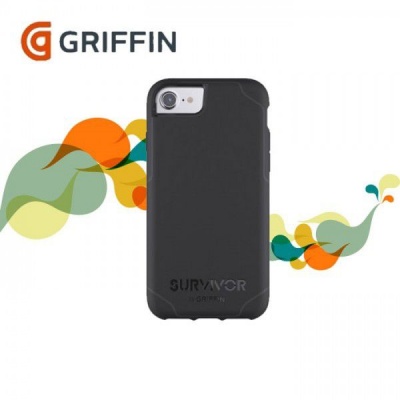 Photo of Griffin Survivor Journey Cover for iPhone 8 Plus/7 Plus - Black/Deep Grey