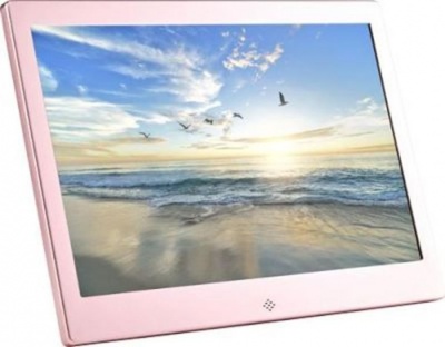 Photo of Fotomate 10" Digital Photo Frame - Rose Pink Metallic