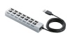 7 Ports USB 2. 0 Hub - High Speed USB Hub - White Photo