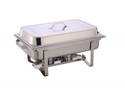 Photo of Stainless Steel 11 Liter Single Tray Chafing Dish - Food Warmer