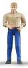 Bruder Man Light Skin Blue Jeans Photo