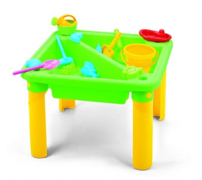 Photo of Kids Essentials Fun Beginnings Sand And Water Table With Cover - 19 Piece