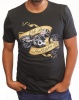 Petrol Clothing Co Men's Cafe Racer T-Shirt - Charcoal Photo
