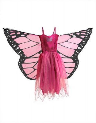 Photo of Dreamy Dress Up Dreamy Dress Ups Dress with Wing - Pink Monarch