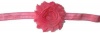 Baby Headbands Girl's Fine Flower Headband Solid - Coral Photo