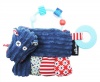 Les Deglingos Activity Rattle & Teether - Hippo Photo