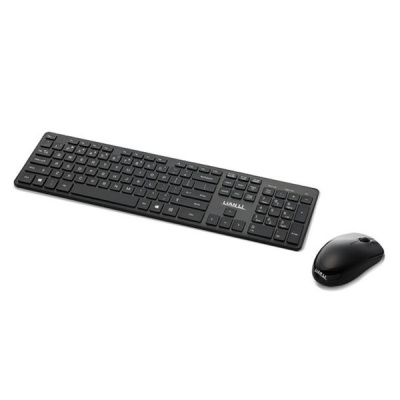 Photo of Lian Li Lian-li km-01 Wireless Chiclet Keyboard Mouse - Black