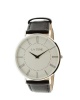 Le Teme Steel Gents Leather Strap Watch - Black Photo