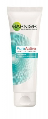 Photo of Garnier Skin Naturals Pure Active Anti-Shine Matte Control Moisturiser - 50ml