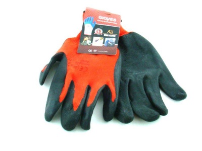 Photo of Red Work Gloves - B34
