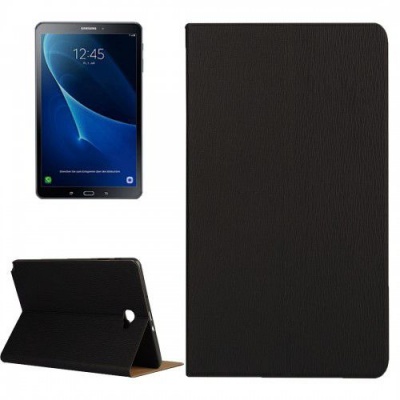Photo of Samsung TUFF-LUV Flip Leather Case for Tab A 10.1 P585 / P580 - Black