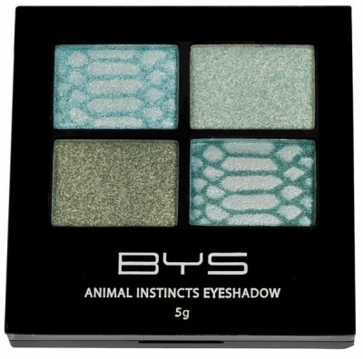 Photo of BYS Cosmetics 4 Palette Animal Instincts Eyeshadow Greens - 5g