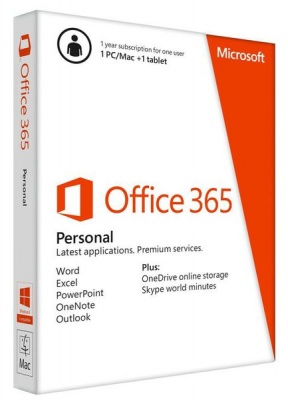 Photo of Microsoft Office 365 Personal - 1 Year Subscription Medialess
