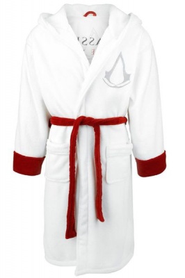 Photo of Assassins Creed White Robe inc Logo & peaked hood - Adult movie