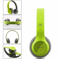 P47 AMFM Stereo Bluetooth Headphone Lime