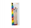 Bulk Pack 10 X Student Paint Brushes - Assorted Sizes Pack of 6 Photo